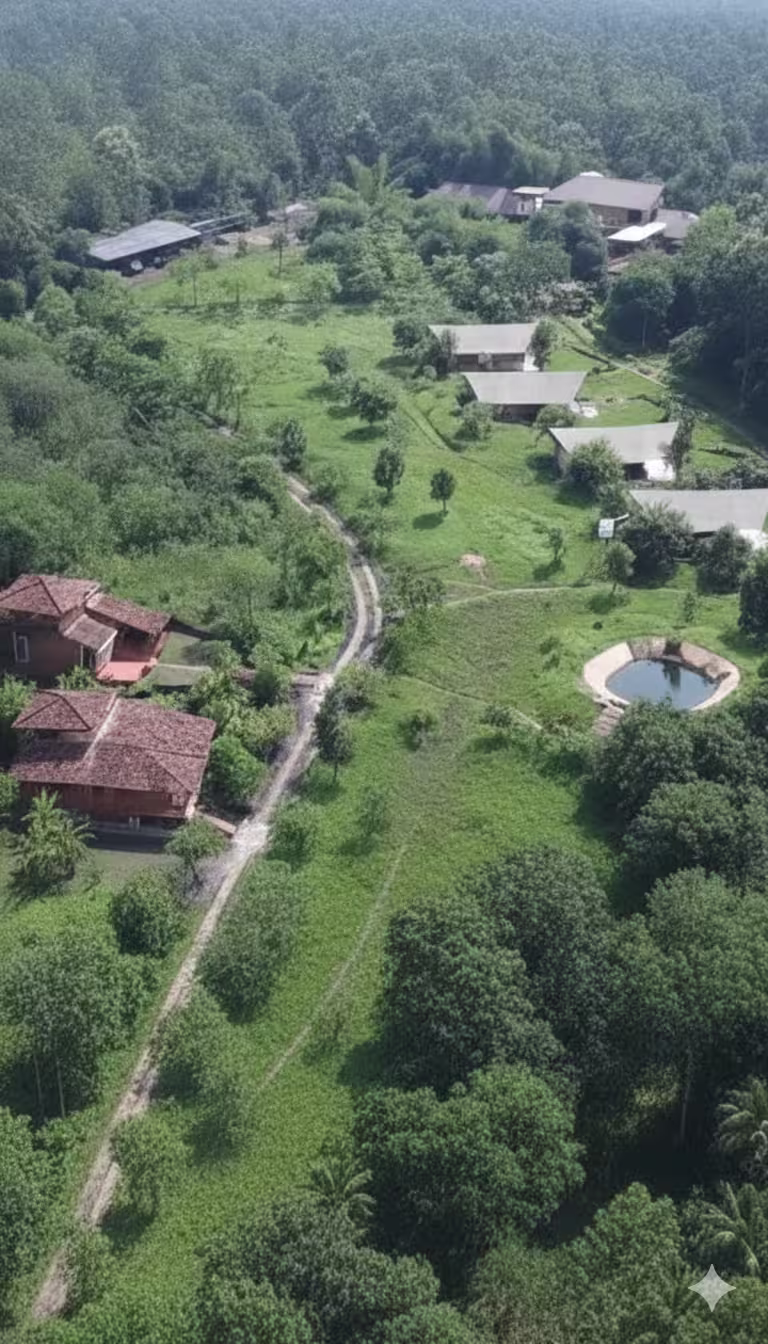 madhuban eco retreat forest view hero section 1